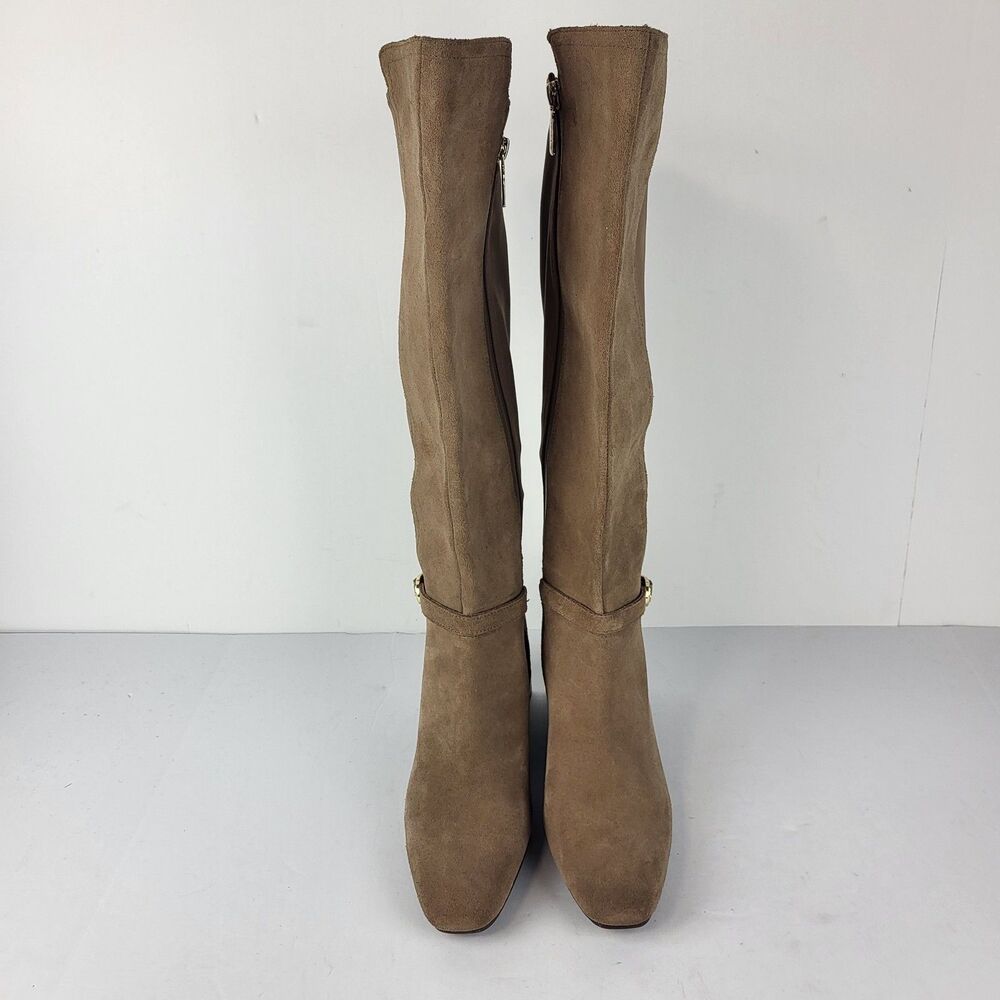 Blondo Twyla Women's Knee High Boots Waterproof Suede Taupe Size 7M - Picture 11 of 16